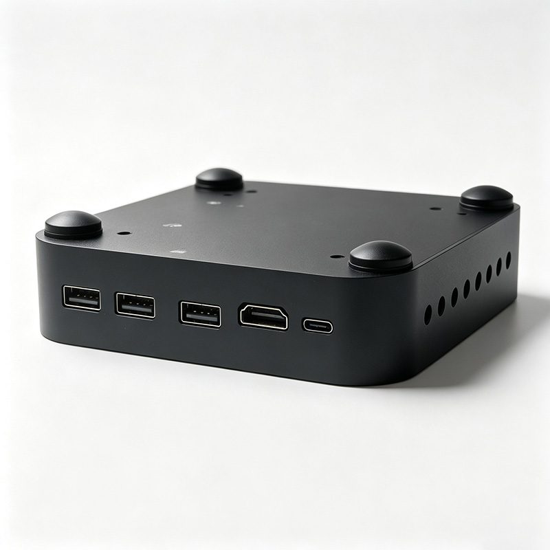 8Gen2 Android console 2-in-1 gaming TV box working scene, high-performance smart media player and game device for TV streaming and handheld gaming