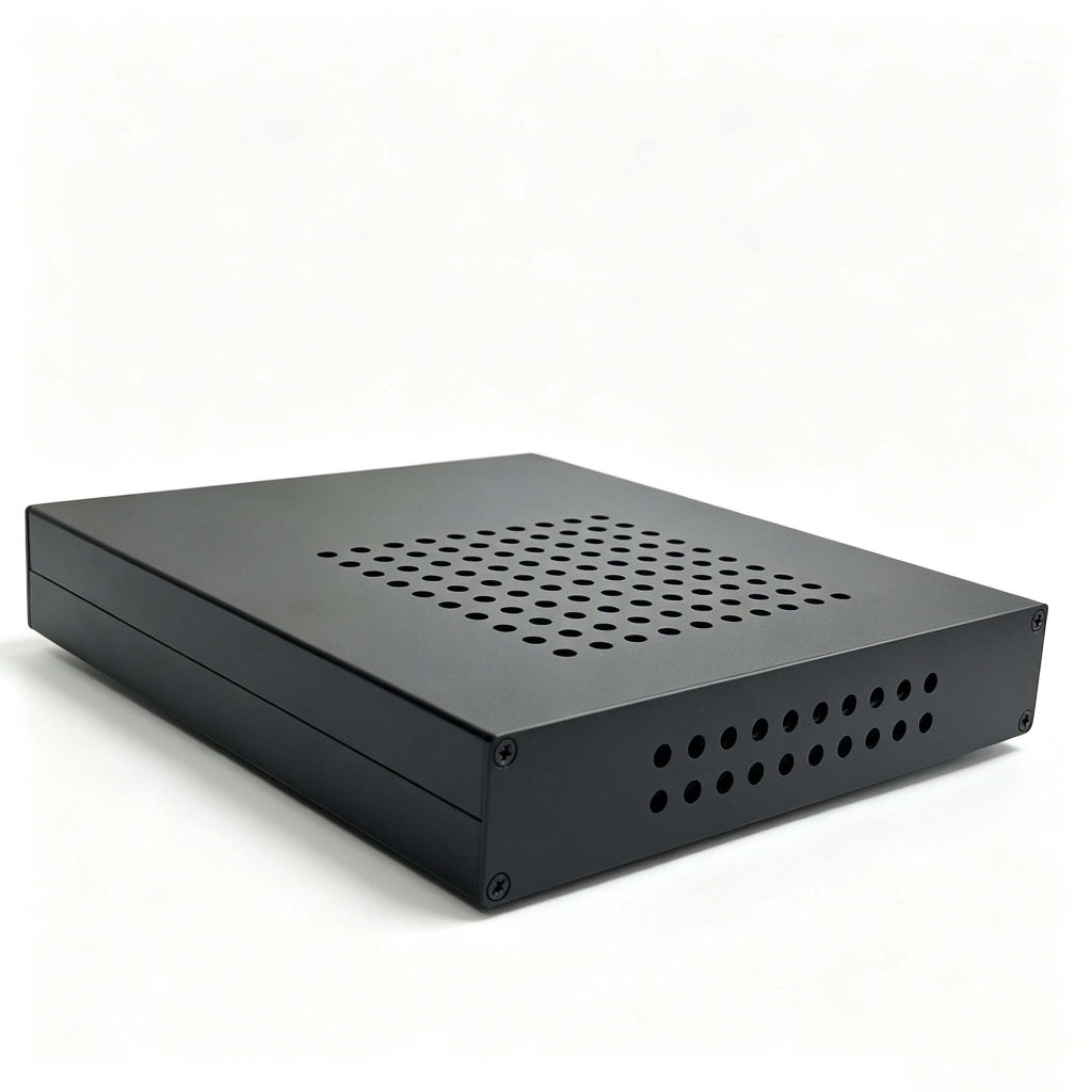 Snapdragon 8 Gen 2 Game Box, Black Aluminum Alloy Mini Smart Box for Home Entertainment
